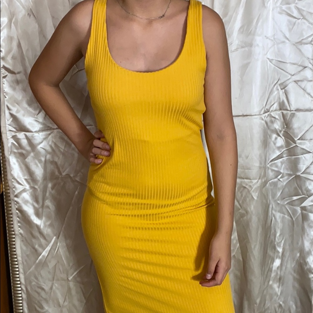 Forever 21 yellow dress